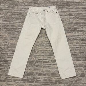 orSlow White Denim Jeans Men’s Size 2 Small Lot 107 Made In Japan Rare